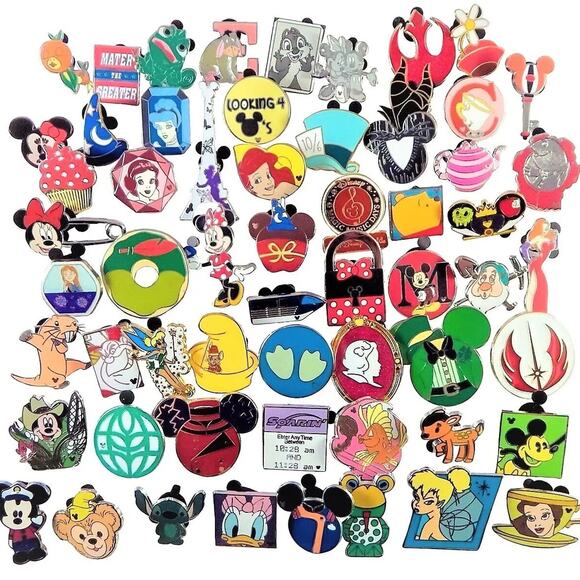 Pick Size From 20 Disney Pins Assorted Park Trading Pin Lot New No Duplicates - Picture 1 of 1